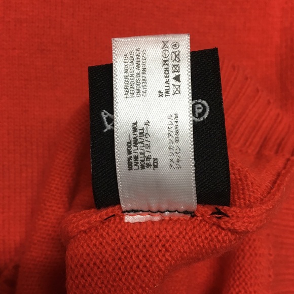 American Apparel red wool sweater, size XS. - Picture 4 of 4